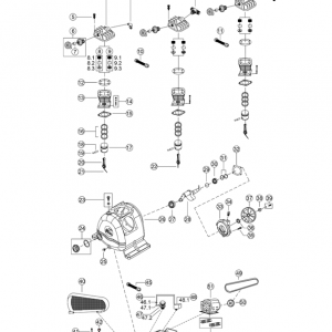 Spare part PP32 2HP 3Piston 148L