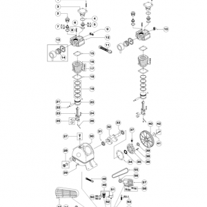 Spare part PP23 3HP 165L / 260L (Valve)