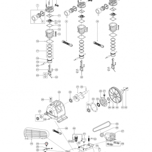 Spare part PP35 5HP 165L / 260L / 315L (Plate)