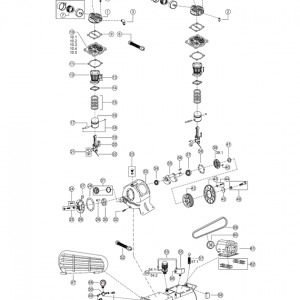 Spare part PP275 7.5HP 260L / 315L (Plate)
